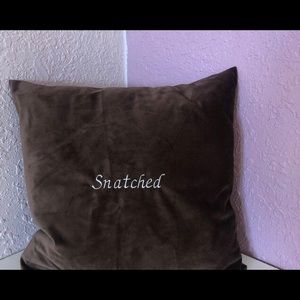 Handmade embroidered pillow